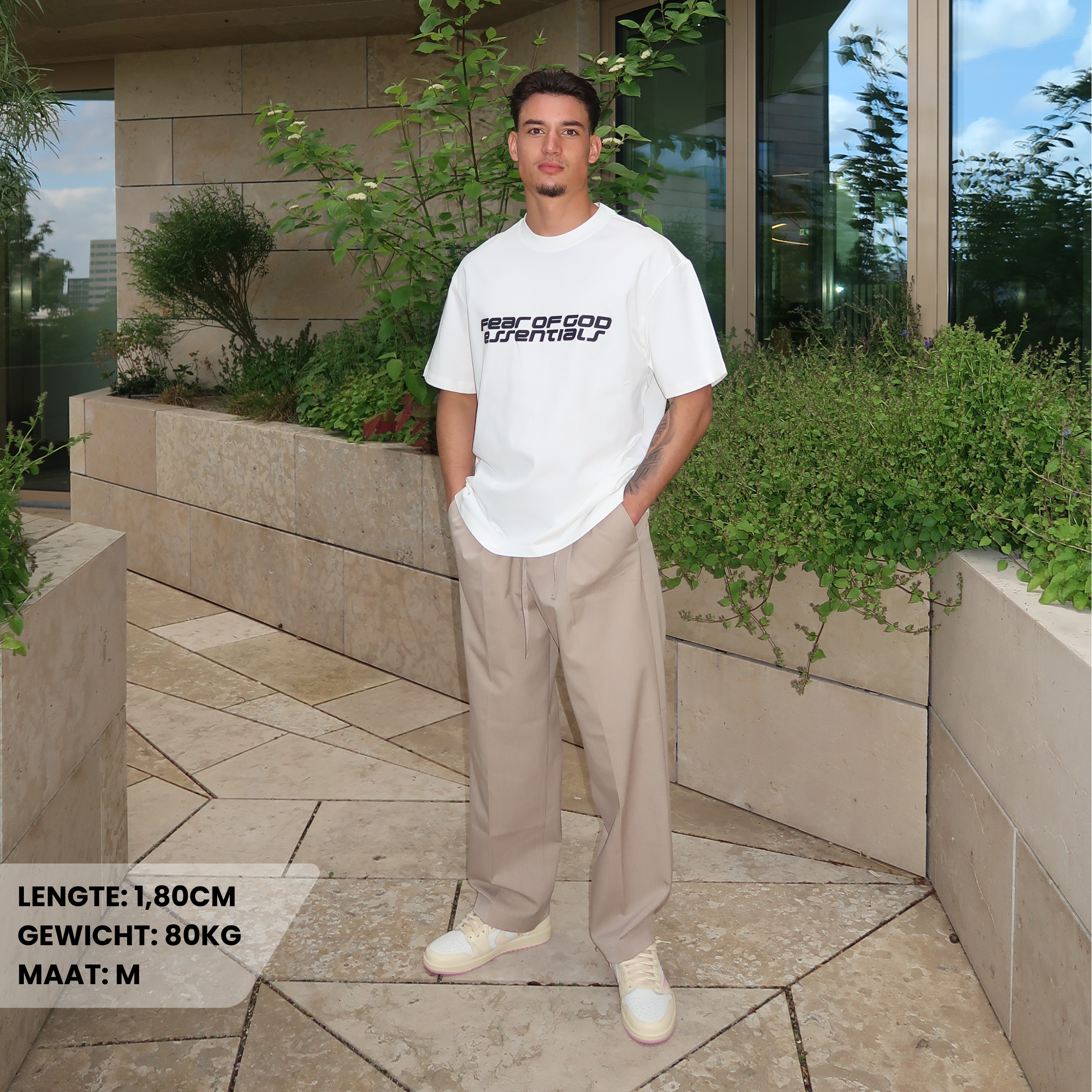 Fear of God Essentials 90s Ivory T-Shirt