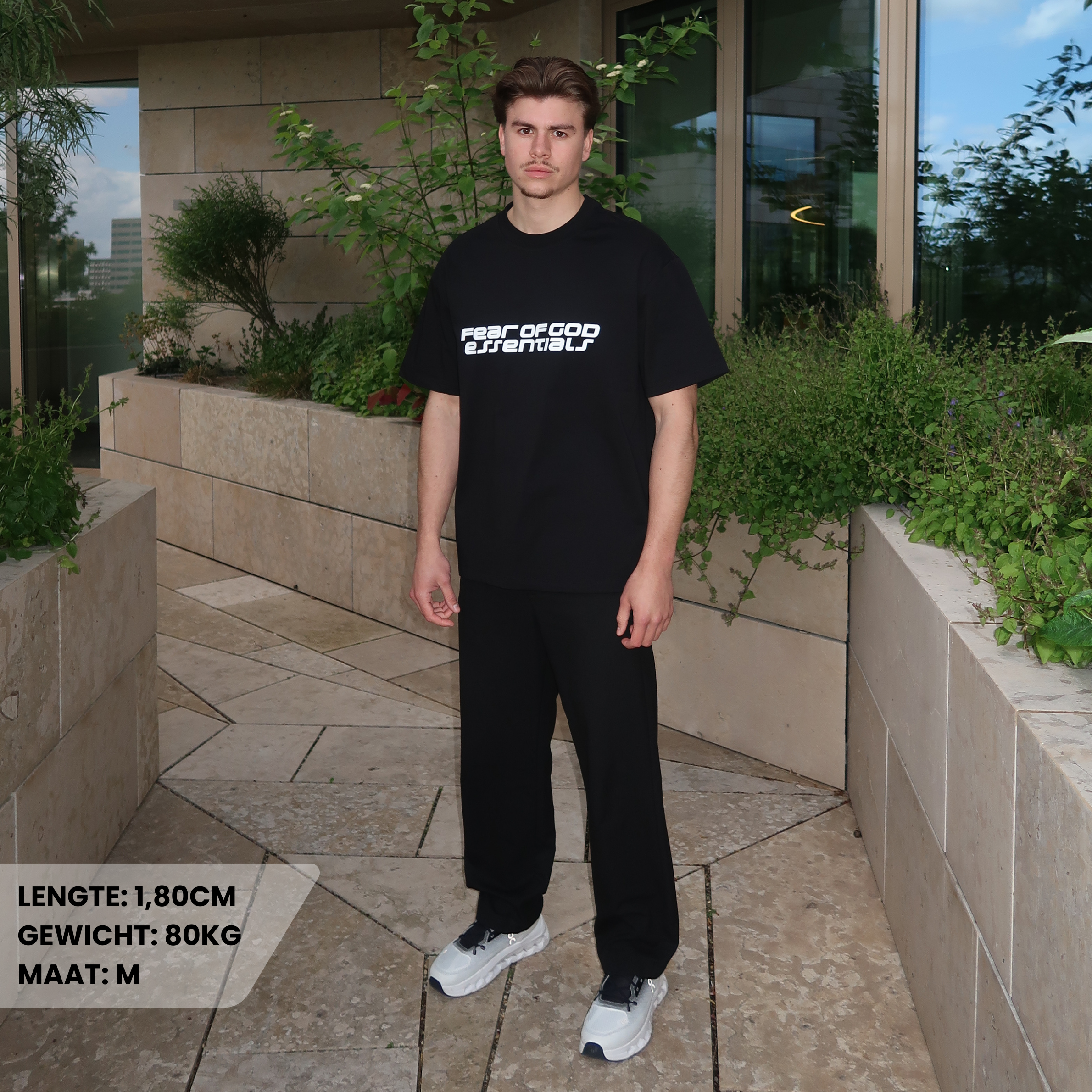 Fear of God Essentials 90s Vintage Black T-Shirt